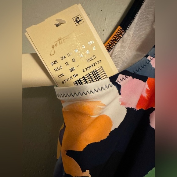 Profile by Gottex Holi V-Neck Surplice Ruffle One Piece Tummy Control Swimsuit - Picture 6 of 6